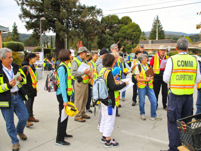 CCC drill briefing before deployment